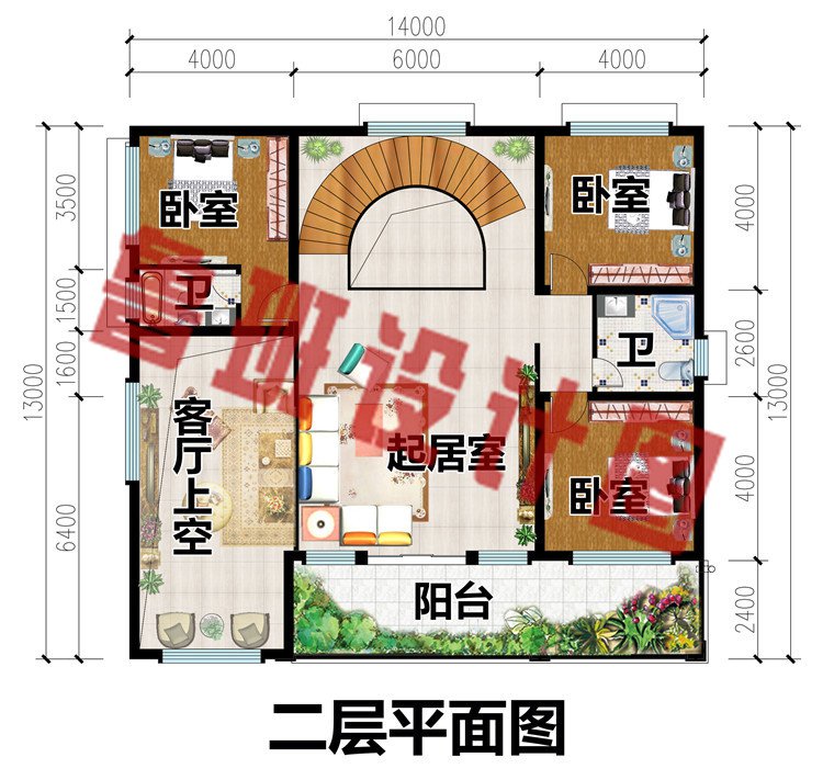 新款二层别墅设计图