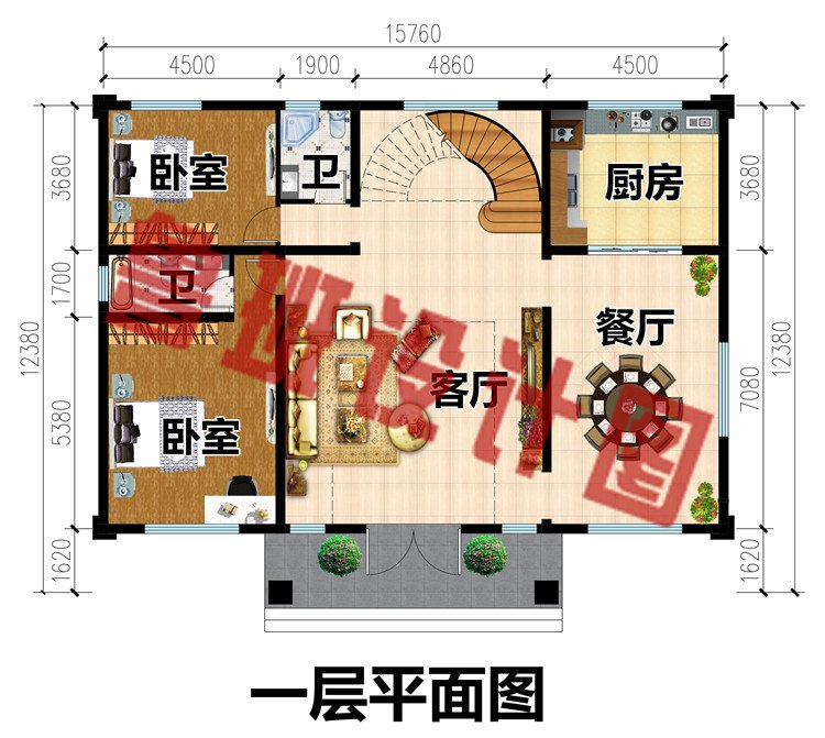 二层新中式小别墅设计图纸