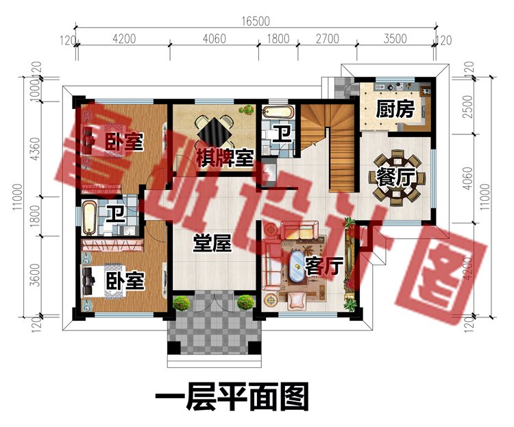 实用型二层别墅设计图