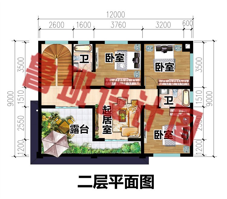 农村别墅设计图二层精选二层