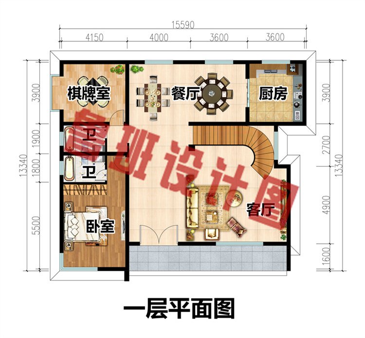 现代风三层别墅设计图2