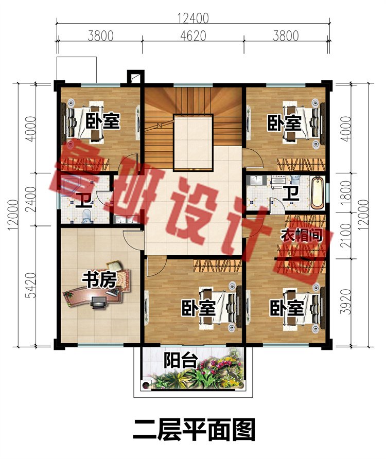 大气优雅二层自建房3