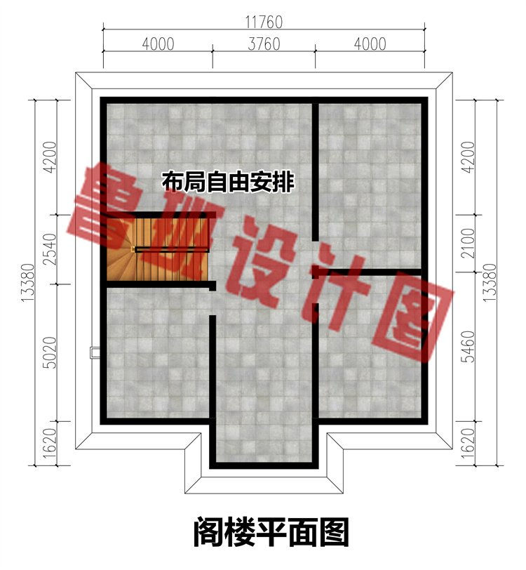 对称设计二层欧式别墅4