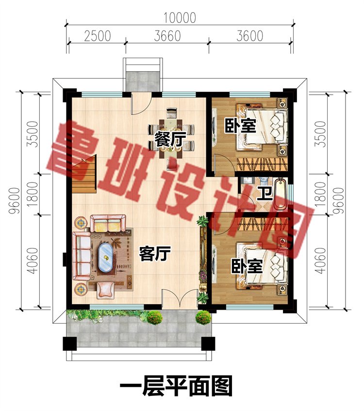 二间二层小型别墅2