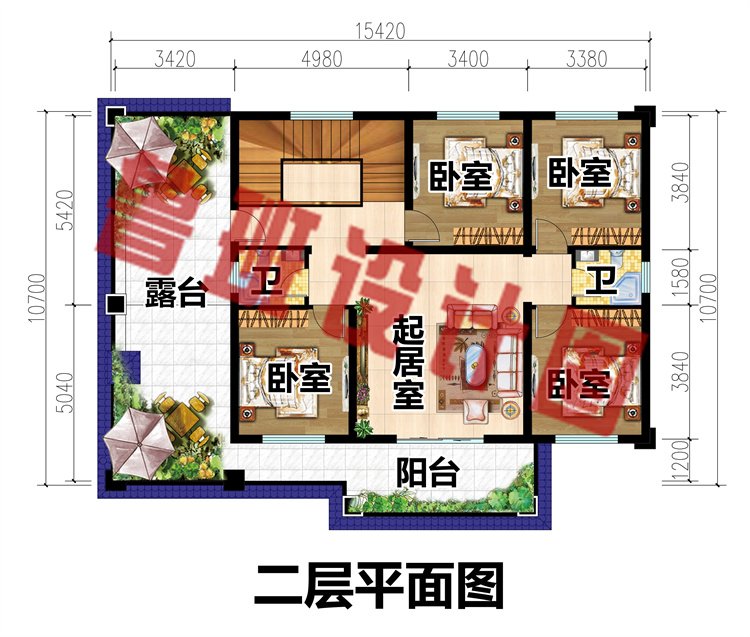 四开间二层别墅3