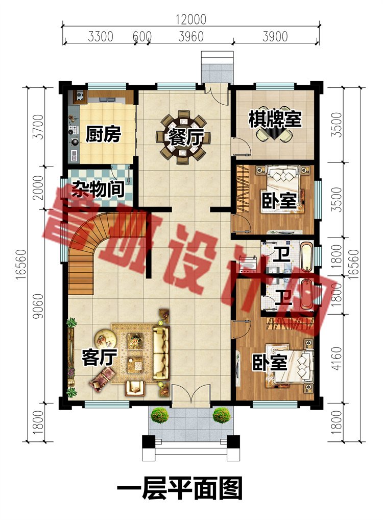 新中式三层别墅2