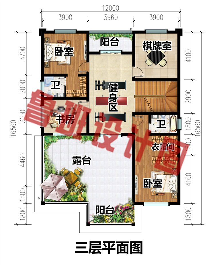 新中式三层别墅4