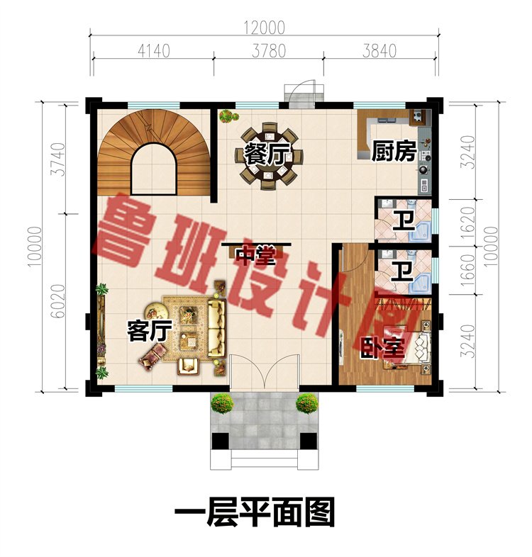 对称新中式自建房2