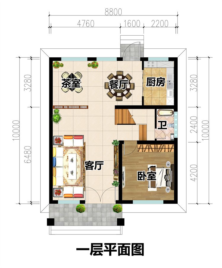 实用小占地二层别墅设计图2
