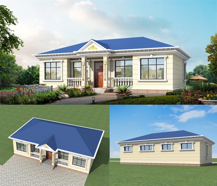 农村一层简单小瓦房设计图