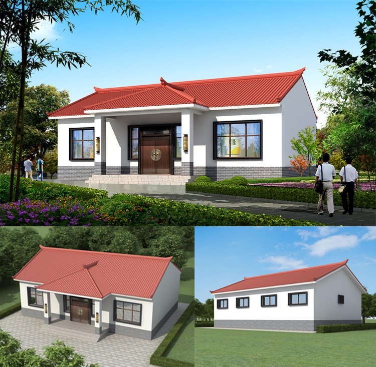 一层农村自建房户型设计图