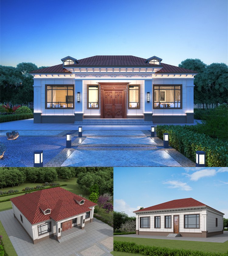 农村一层户型设计方案1