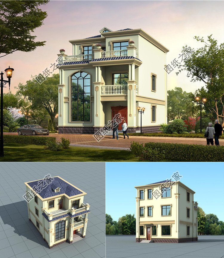 农村盖房设计大全，二十五万以内的自建房，这样建不会错