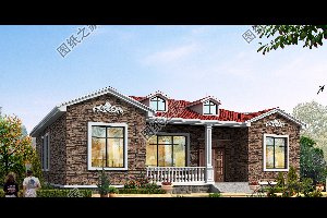 带有老虎窗的一层乡村自建房，国人的梦想住宅