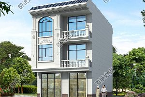小户型简洁三层自建房，平淡归真，去掉外饰