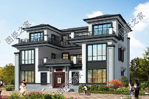 30万就拥有仿合院新中式三层乡村自建房，经济实用