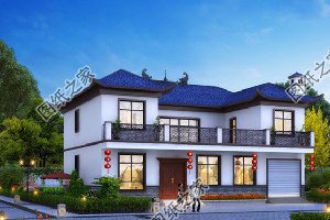 三款新农村自建房，布局紧凑合理，造型时尚大气