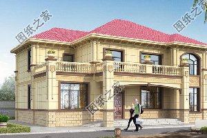3款面宽二层大面宽别墅图纸，农村自建房这样建，大气又实用