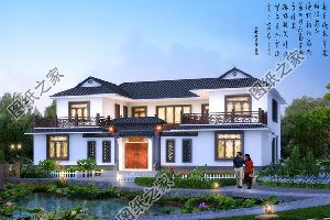 四水归堂合院设计图，中式韵味十足，国人的理想居所