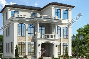 农村三层自建房设计，别具一格的设计造价也不高
