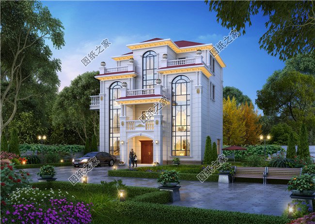 乡村高层自建住宅，交通的便利，使得更多的人返乡建房
