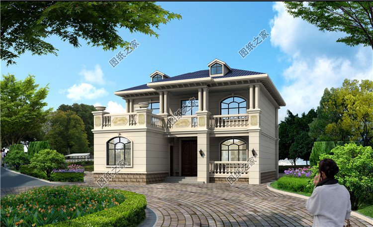精致的欧式别墅作为建房风格的主流之一备受农村人的青睐