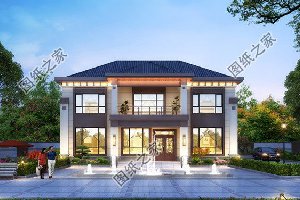 新中式乡村别墅设计，传统中式为底蕴加入了现代流行的新鲜血液
