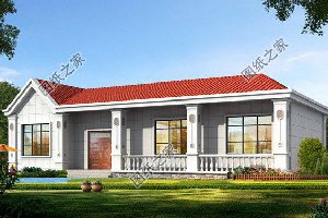 农村养老房别墅设计，用心为父母建造一层住宅，生活舒适又安逸