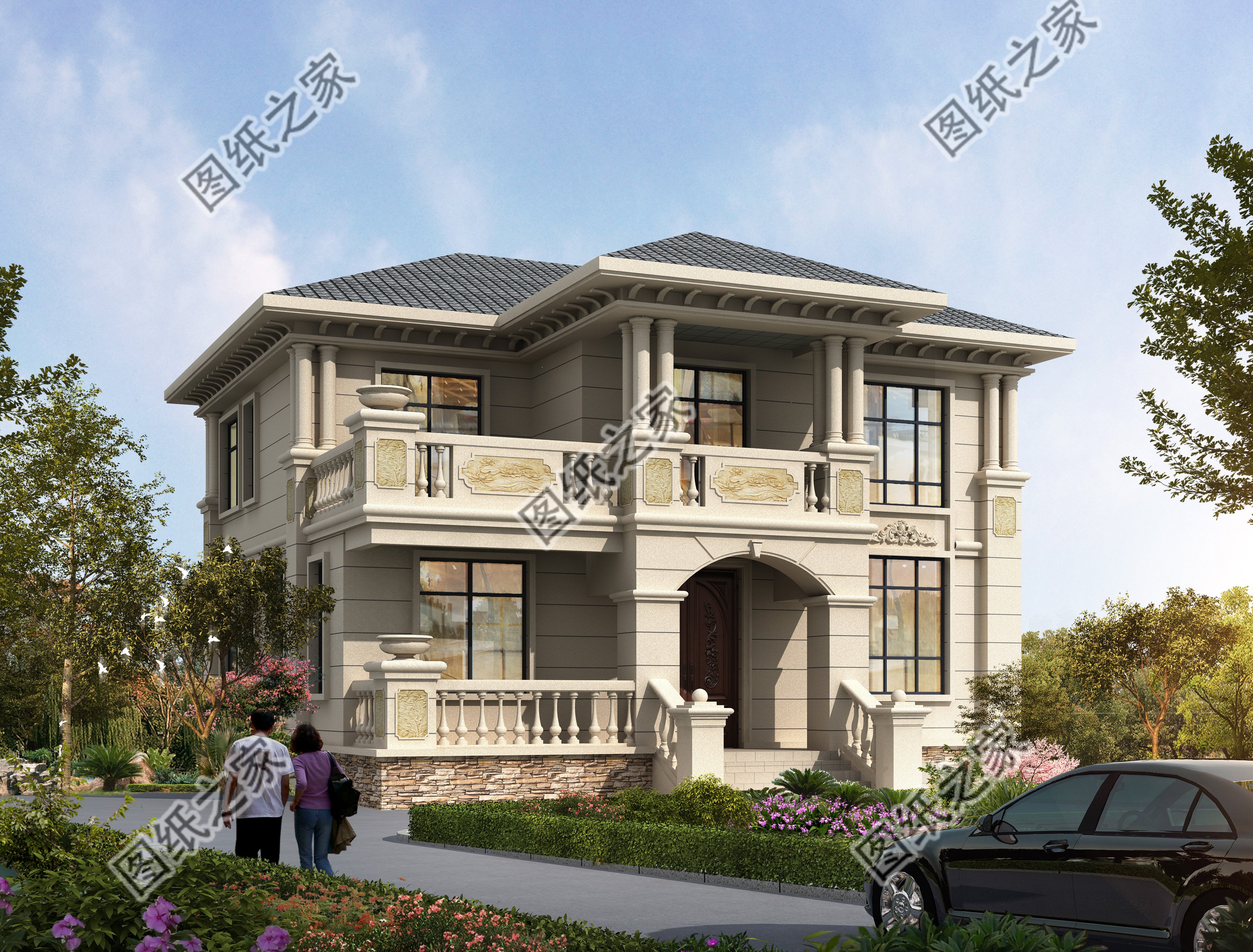 五套精致农村自建房设计，使用配置的加入，充分满足业主的需要