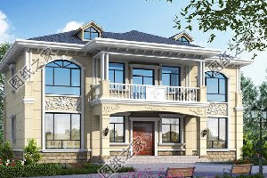 经济适用型自建别墅设计，外观讨人喜欢，内部格局实用又方便