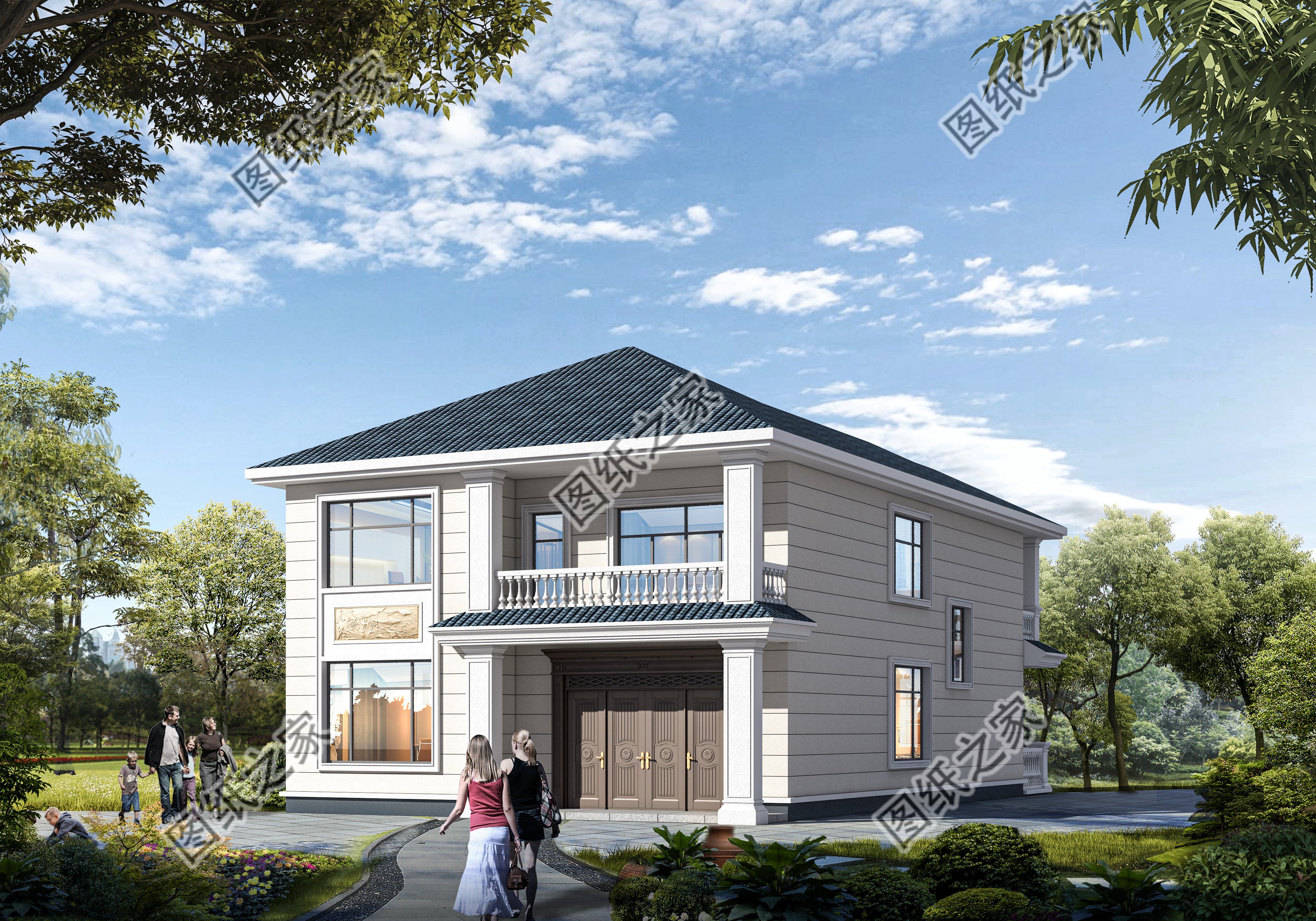 小开间农村自建房设计，小占地也有好设计，提升整体居住舒适度