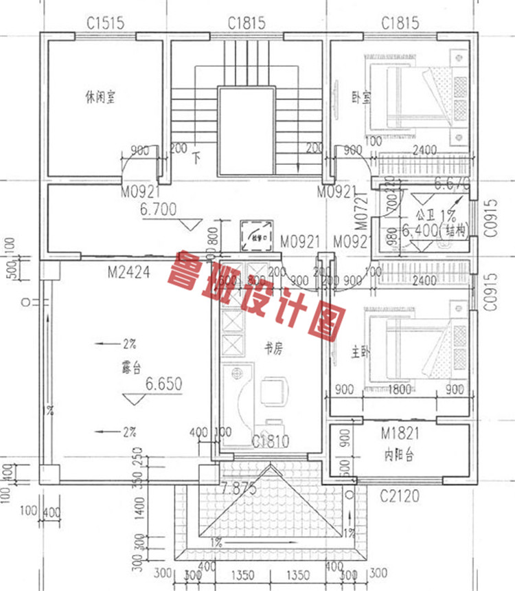 新中式三层自建房设计图