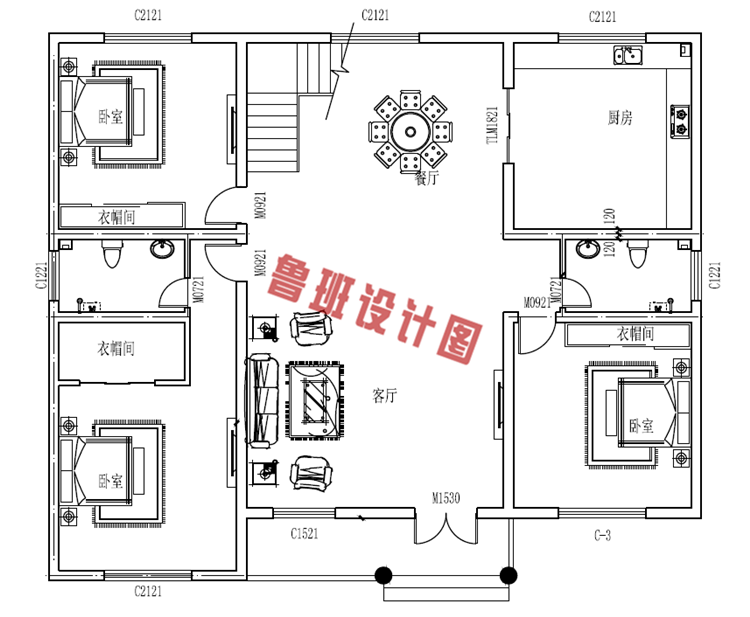 农村15万元一层半小楼图