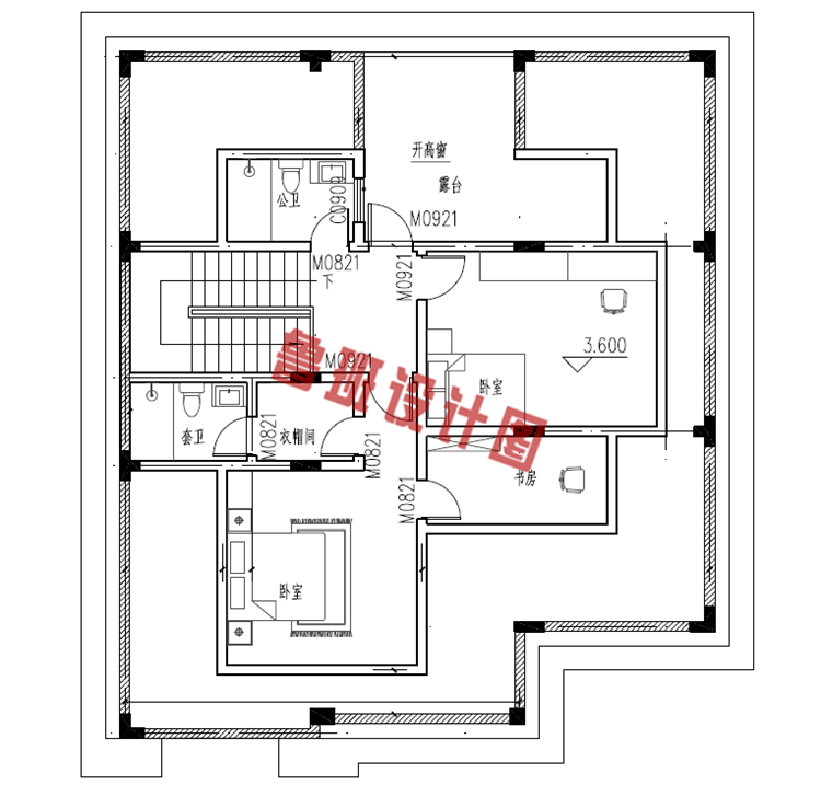 乡下建房一层户型图