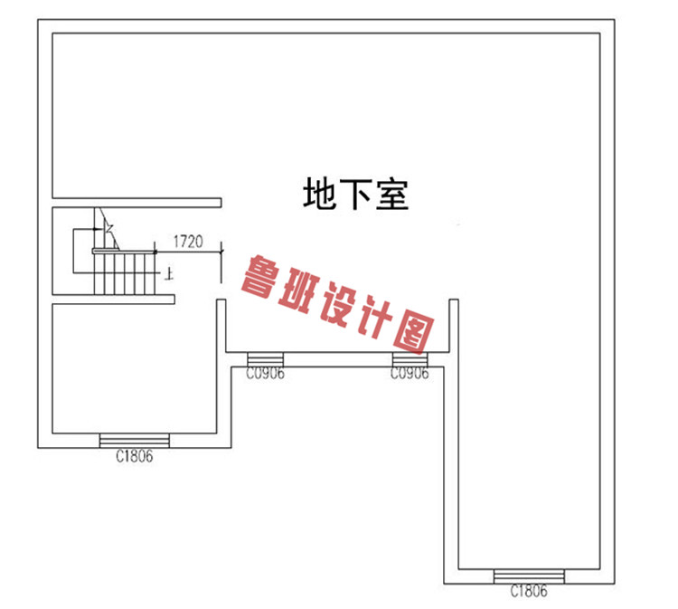 二层带地下室楼房设计方案