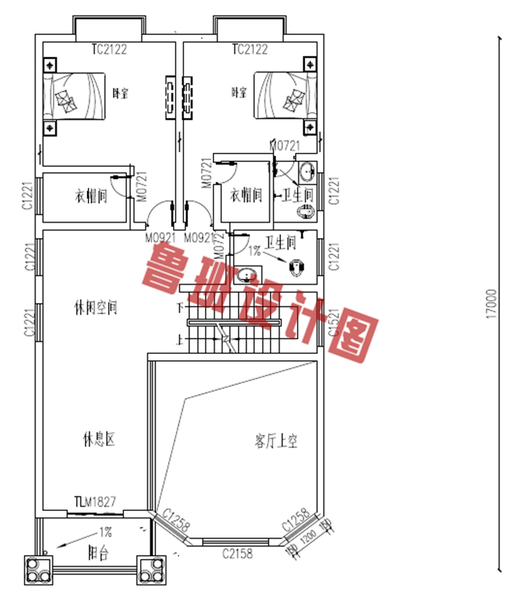 农村二层小别墅自建房屋设计图