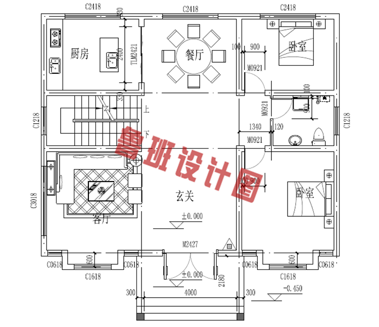 两层新农村楼房图纸