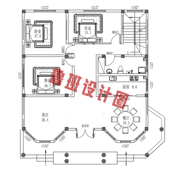 农村25万元二层小楼图