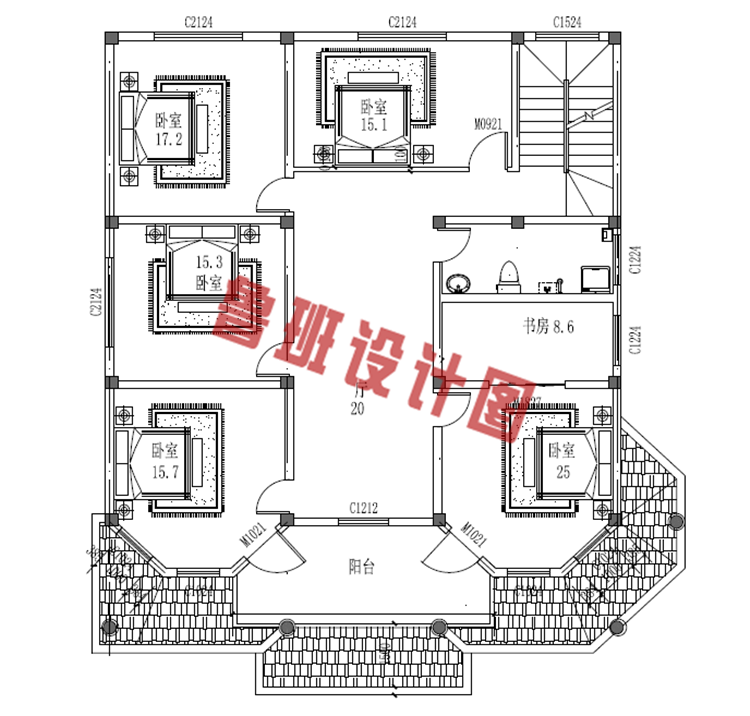 农村25万元二层小楼图