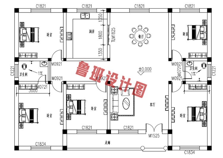 一层房子的设计图纸