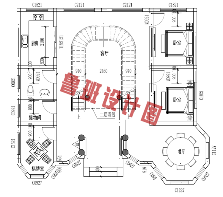 最新二层小别墅图纸