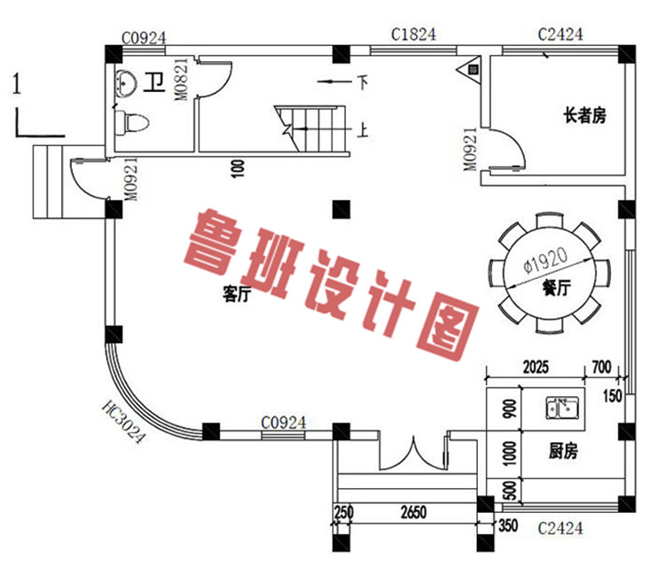 现代三层复式小别墅设计图