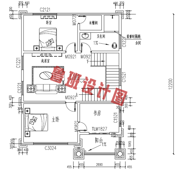 四层欧式房屋设计图纸