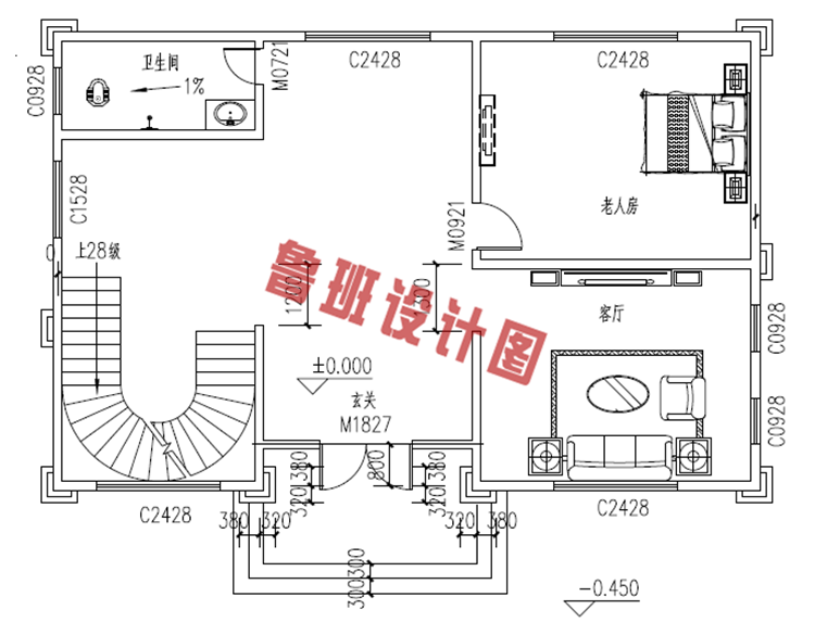 农村四层楼房设计图