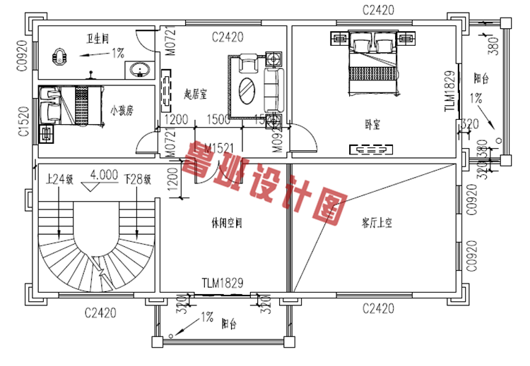 农村四层楼房设计图