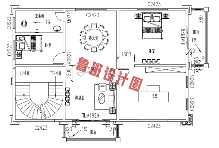 农村四层楼房设计图