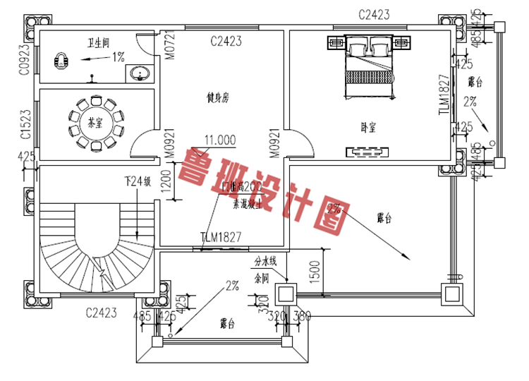 农村四层楼房设计图