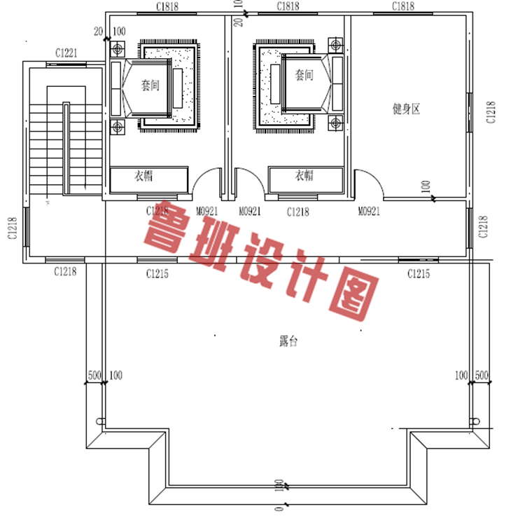 古典韵味的四层房屋设计图