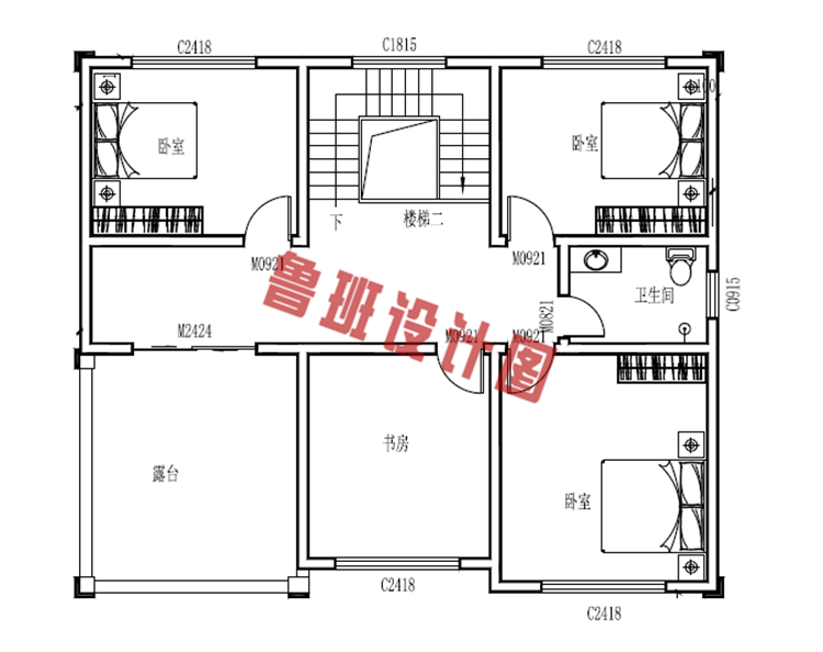 农村三层带地下室小楼房设计图