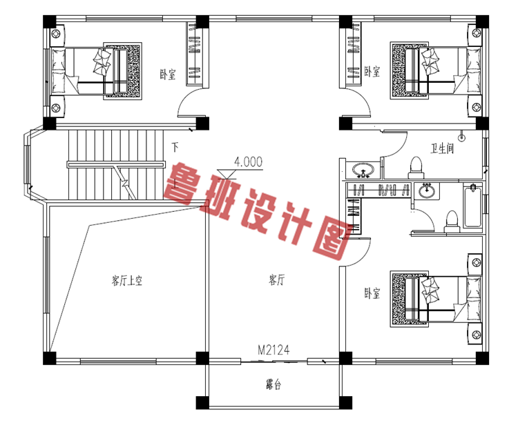 50万左右农村三层别墅